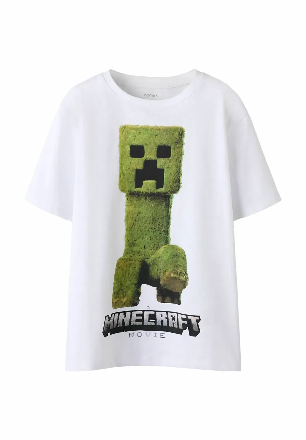 Футболка с принтом Minecraft Name It, Bright White — фото 3