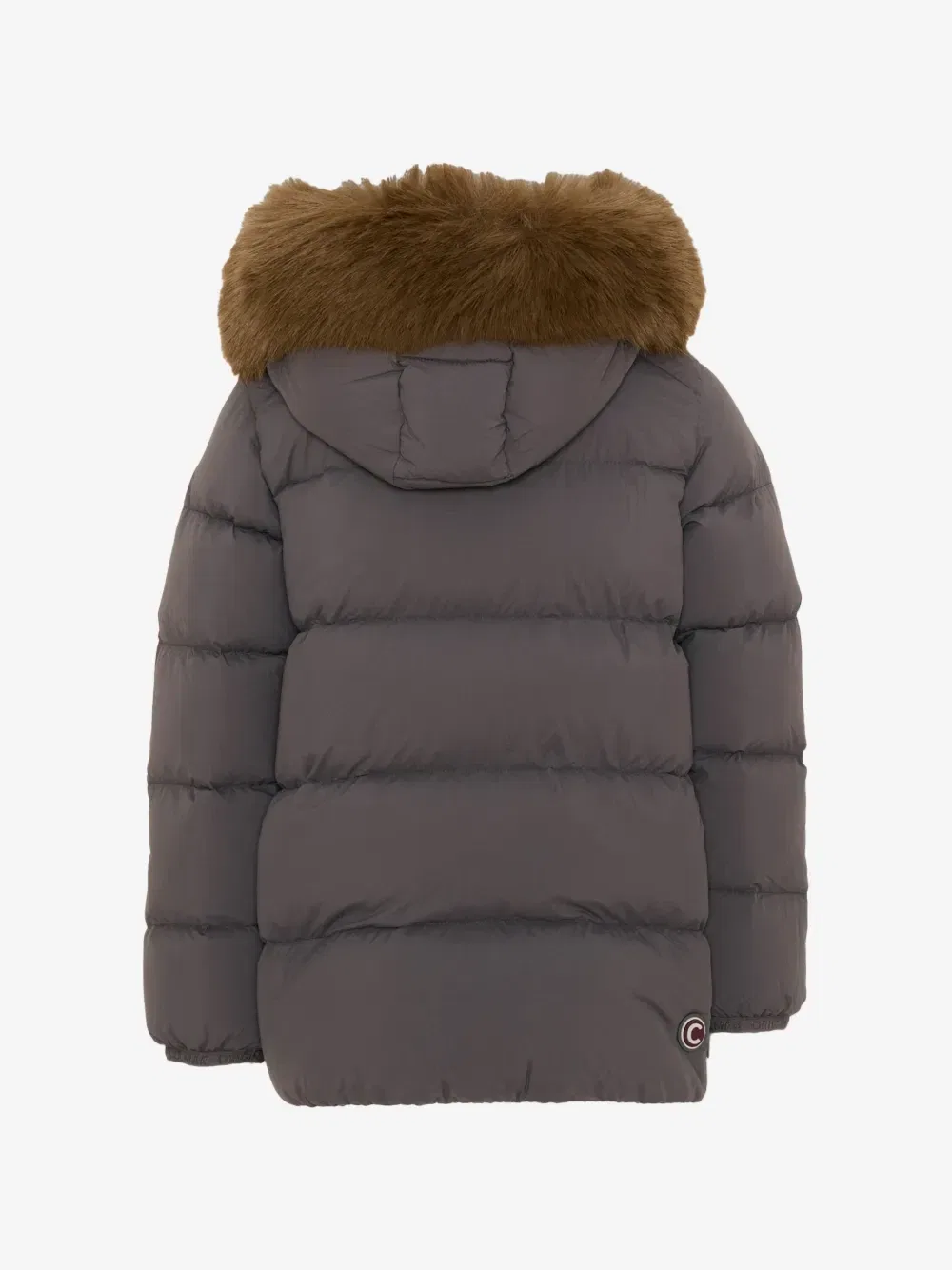 Пуховая куртка с отделкой из искусственного меха Colmar Kids, серый — фото 2