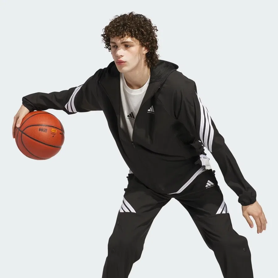 Свитшот с воротником-стойкой Crayz Lite adidas, Черный — фото 3