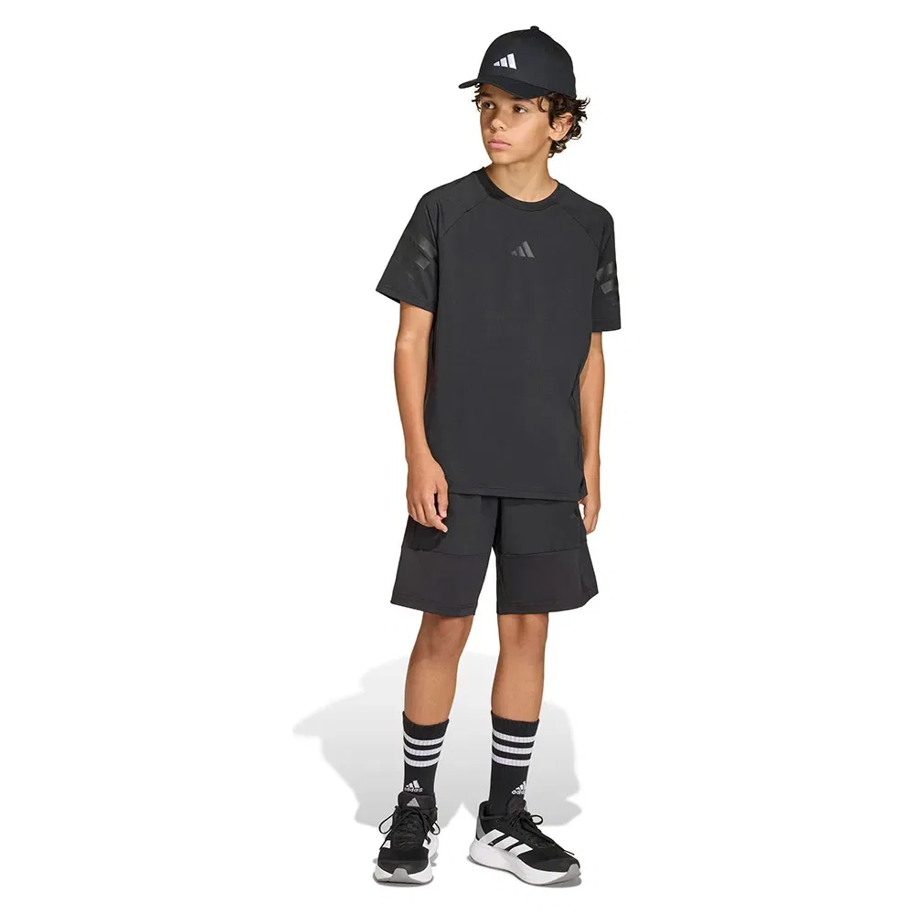 Шорты Material Mix Adidas Sport Icons Adidas, черный — фото 4