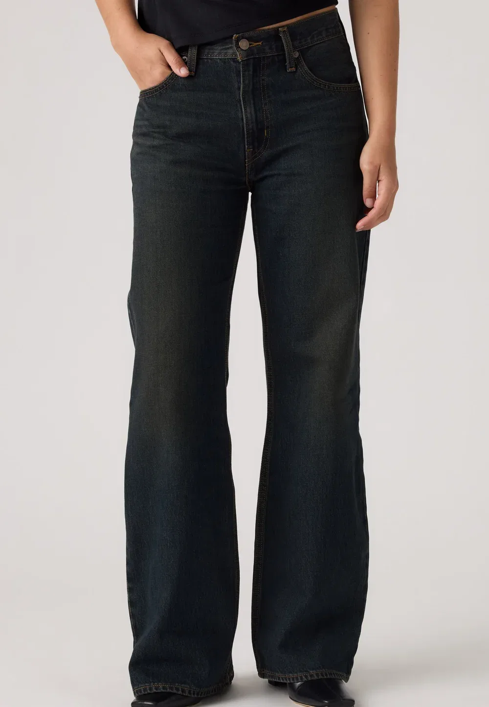 Ботинки средней высоты свободного кроя - джинсы-клеш Levi'S, Double Brewed Psk