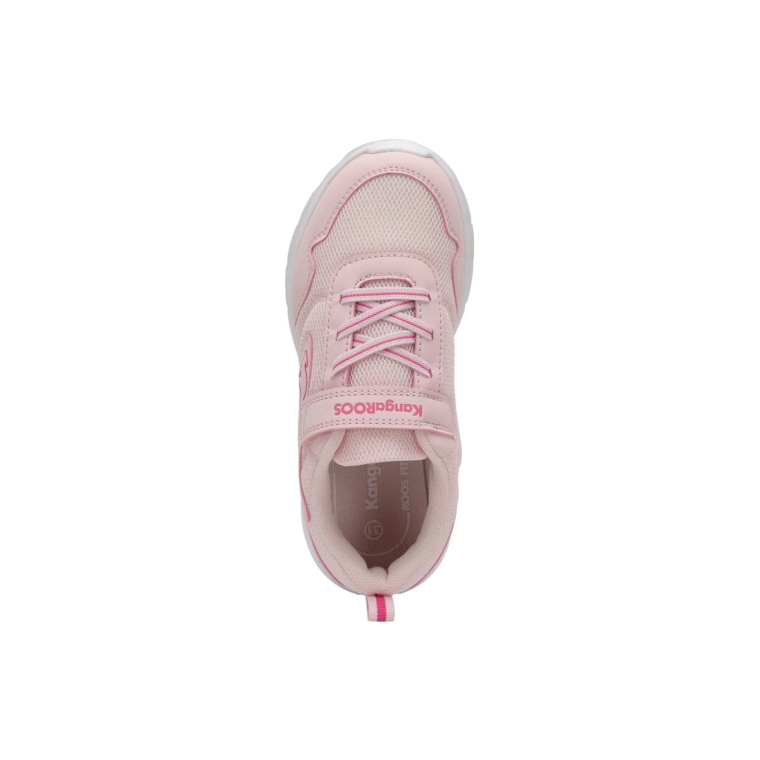 Детские спортивные кроссовки из дышащей сетки KangaROOS, Frost Pink/Daisy Pink — фото 4