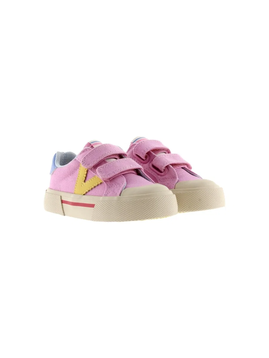 Кроссовки Victoria 'Klettverschluss-Sneaker fur Kinder' розового цвета — фото 3