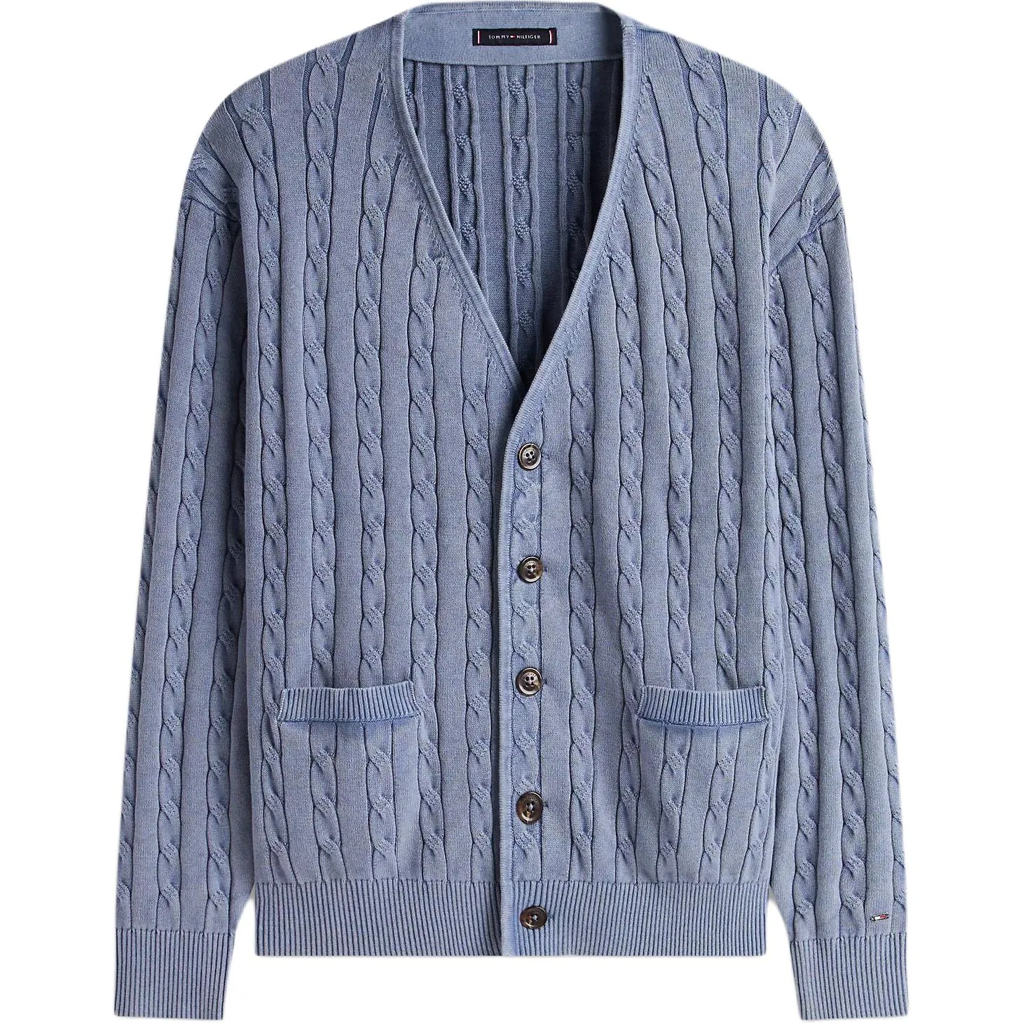 Мужской джемпер с V-образным вырезом Refreshing Blue Tommy Hilfiger, Refreshing Blue