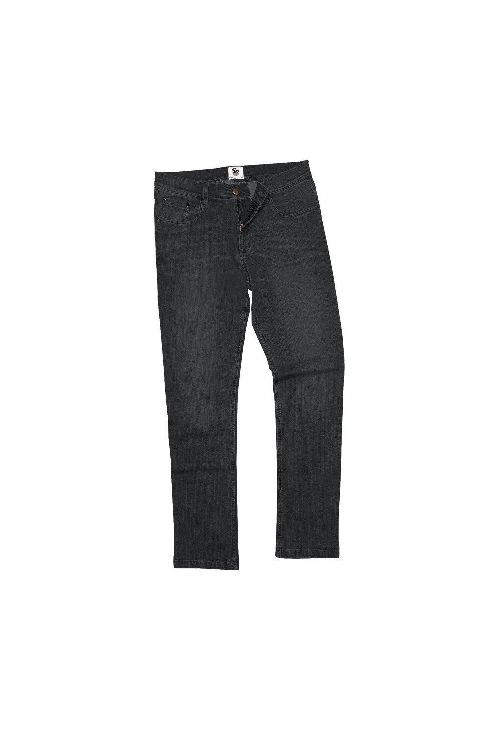 

Джинсы прямого кроя So Denim Leo AWDis, черный
