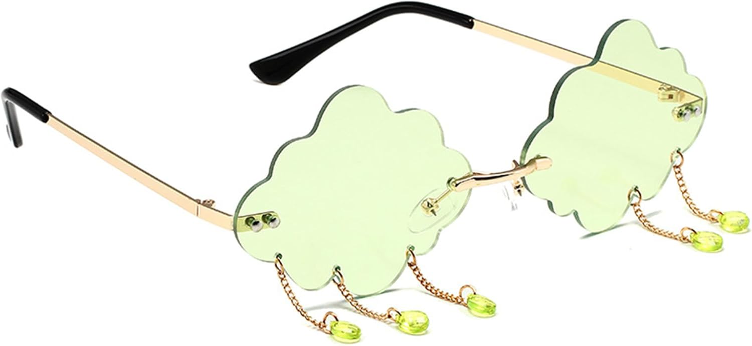 

Стильные солнцезащитные очки Clouds для девочек и мальчиков, реквизит для фотосессий, путешествия, крутые очки без оправы, стильные очки для девочек и мальчиков CAZSTYK