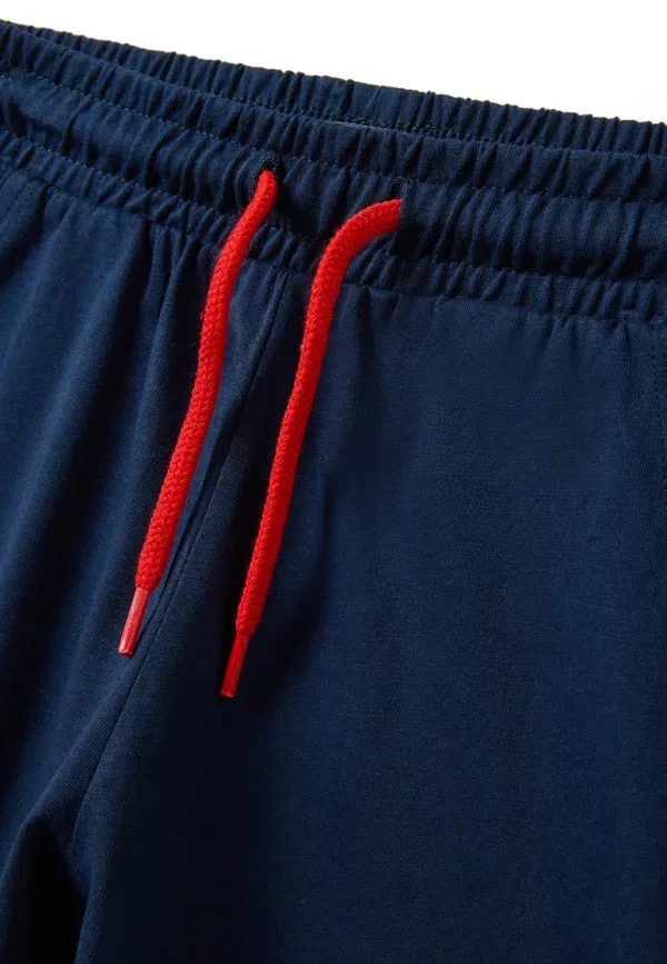 Комплект из футболки и брюк с принтом Set with t-shirt and shorts - tracksuit bottoms Ovs, красный, синий — фото 3
