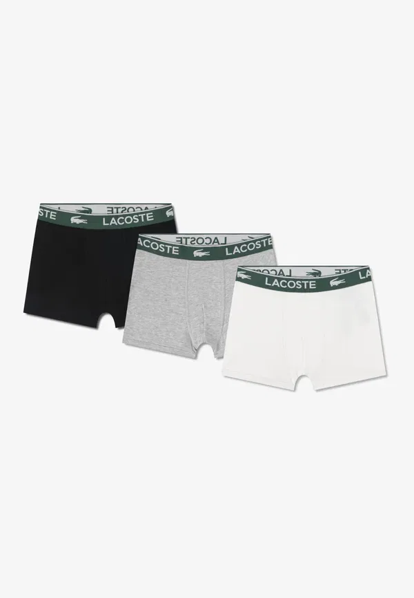 Комплект из 3 боксерских трусов Lacoste, белый