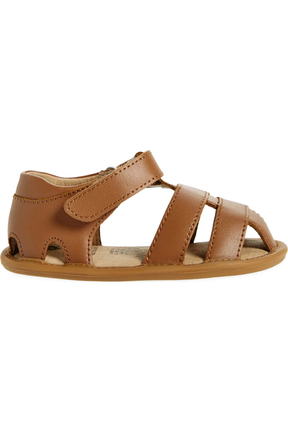 Сандалии детские на регулируемом ремешке Waves Fisherman Old Soles, Tan/Gum Sole — фото 3