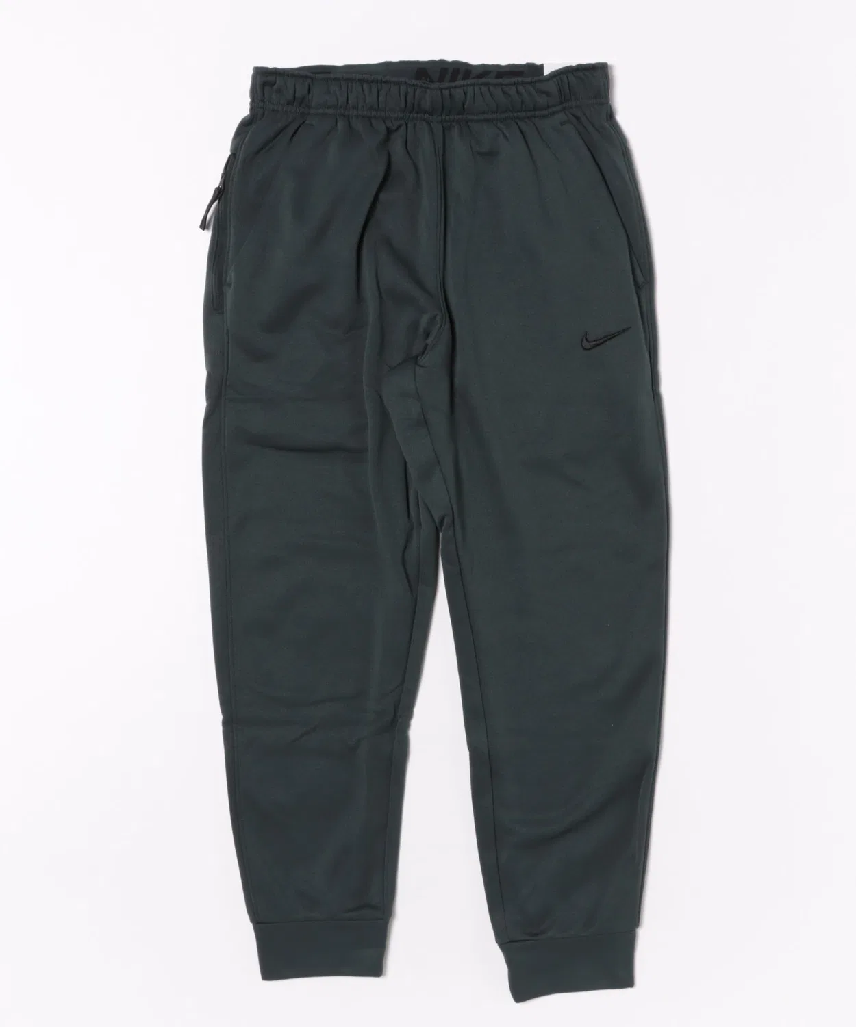Мужские спортивные штаны из флиса с утеплением NIKE TF Taper, Зеленый