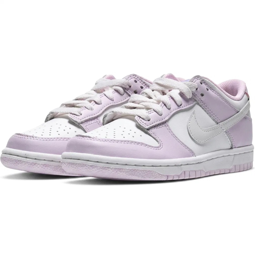 Кроссовки для скейтбординга Dunk Kids, Nike, White Purple — фото 4