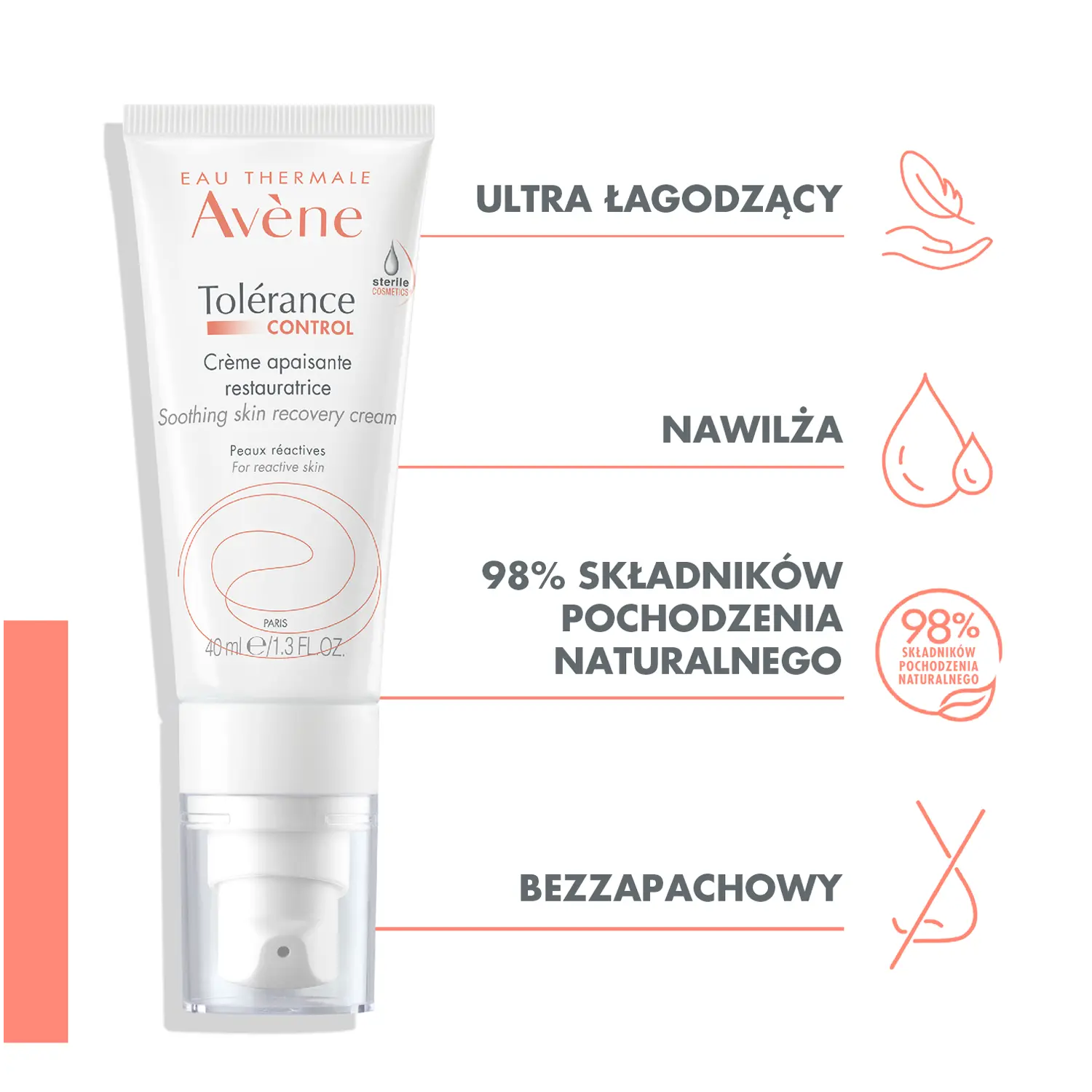 Крем для лица Avene — Avène Tolerance Control успокаивающий и регенерирующий, 40 мл — фото 3