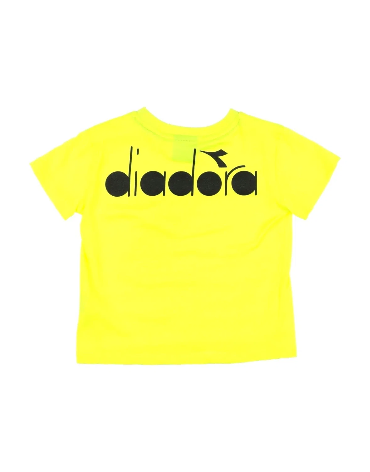 Детская футболка с принтом Diadora, желтый — фото 2