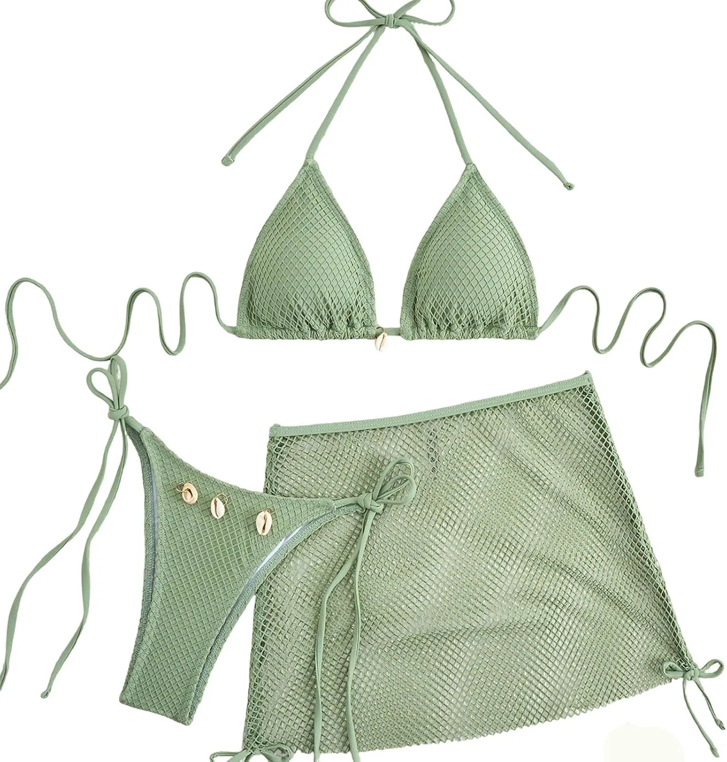 Женский купальник танкини с юбкой paThez, Mint Green