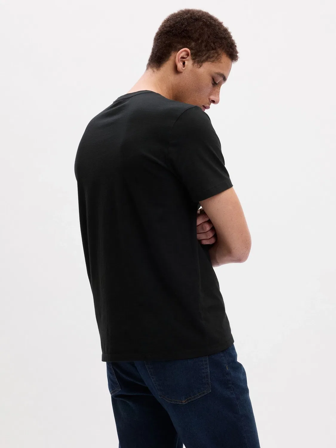Футболка Gap Classic, Black — фото 2