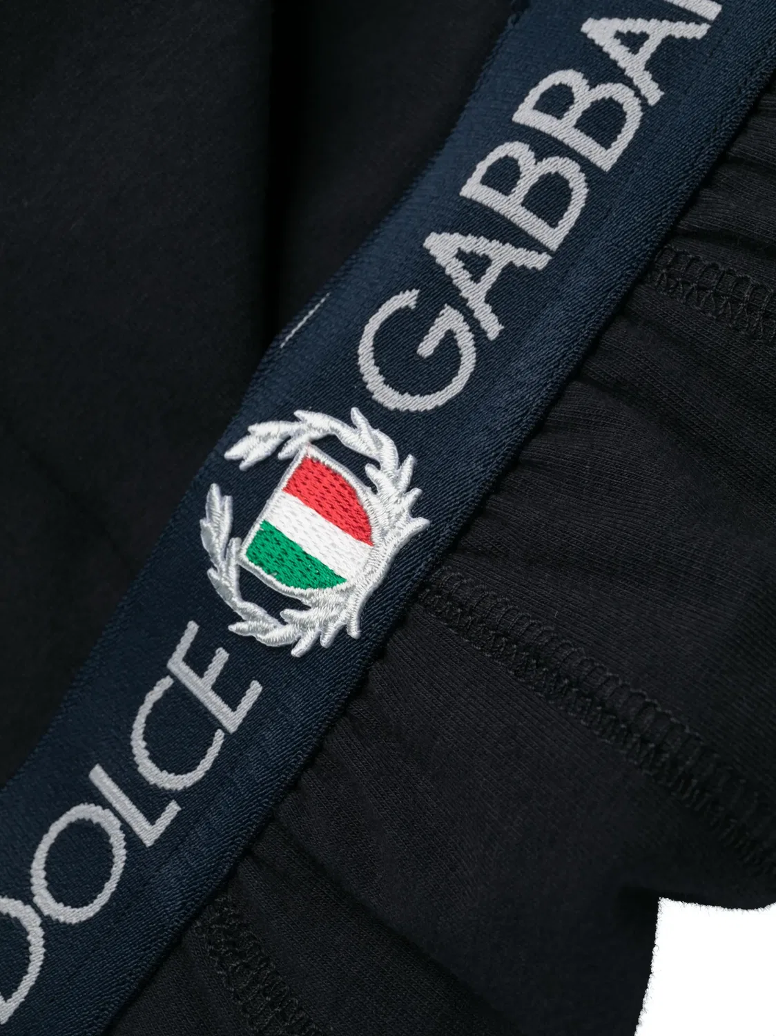 Dolce & Gabbana Боксеры хлопковые с логотипом, синие — фото 3
