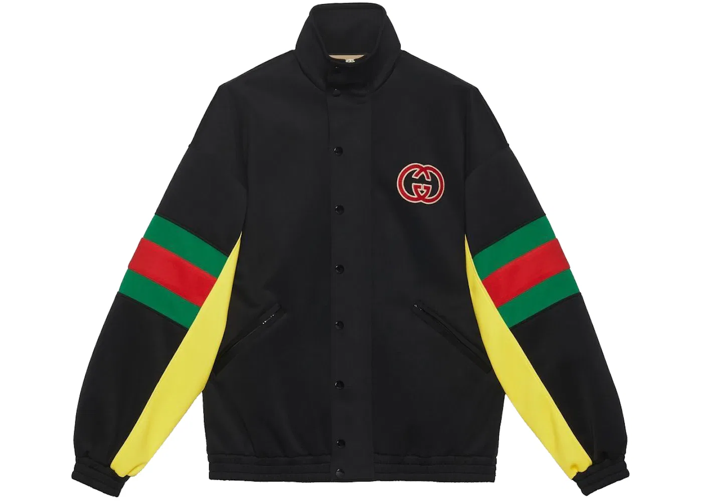 Мужская куртка с принтом Jacket Gucci, Black/Multi