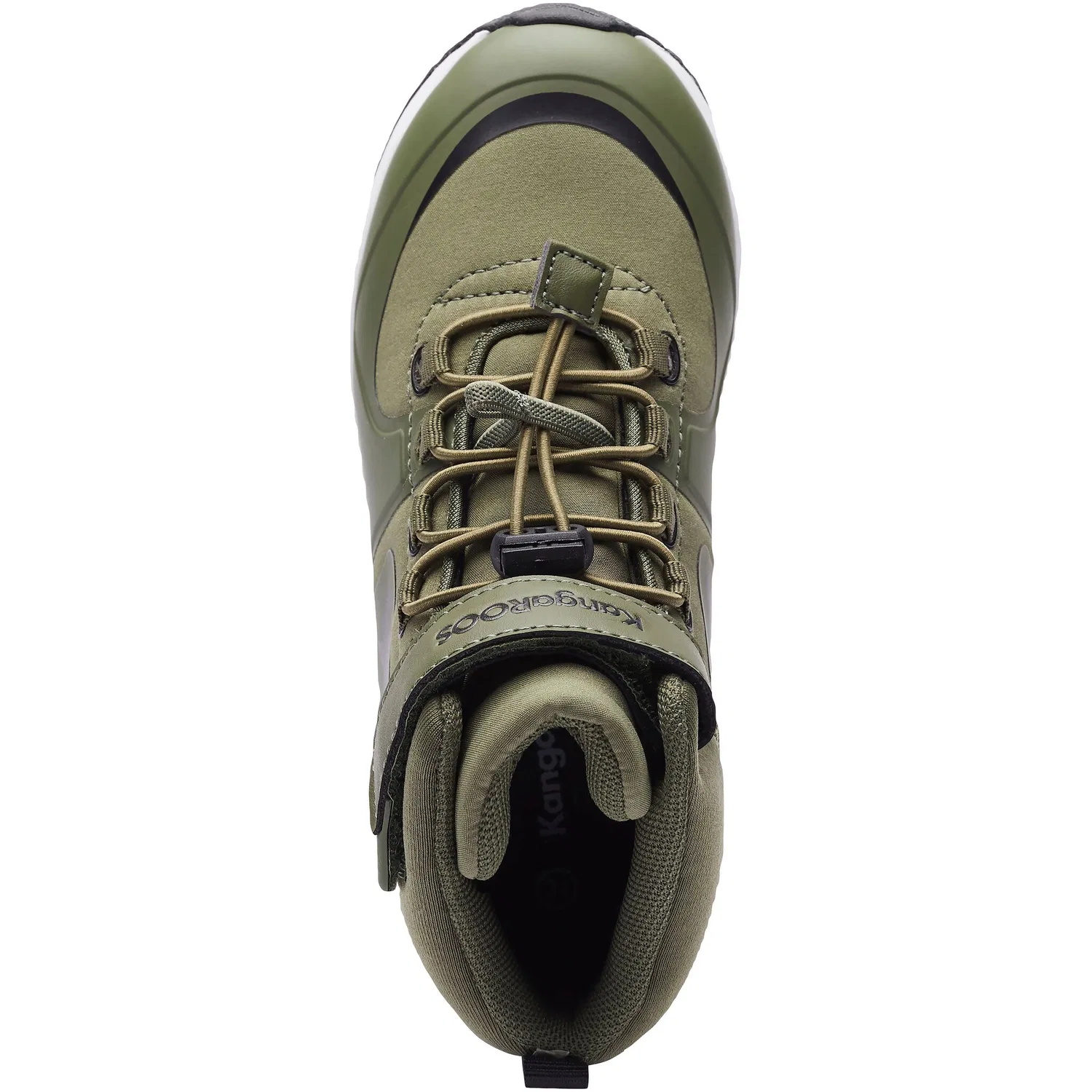 Детские кроссовки-ботинки водонепроницаемые KX-Hydro KangaROOS, Black-Olive — фото 4