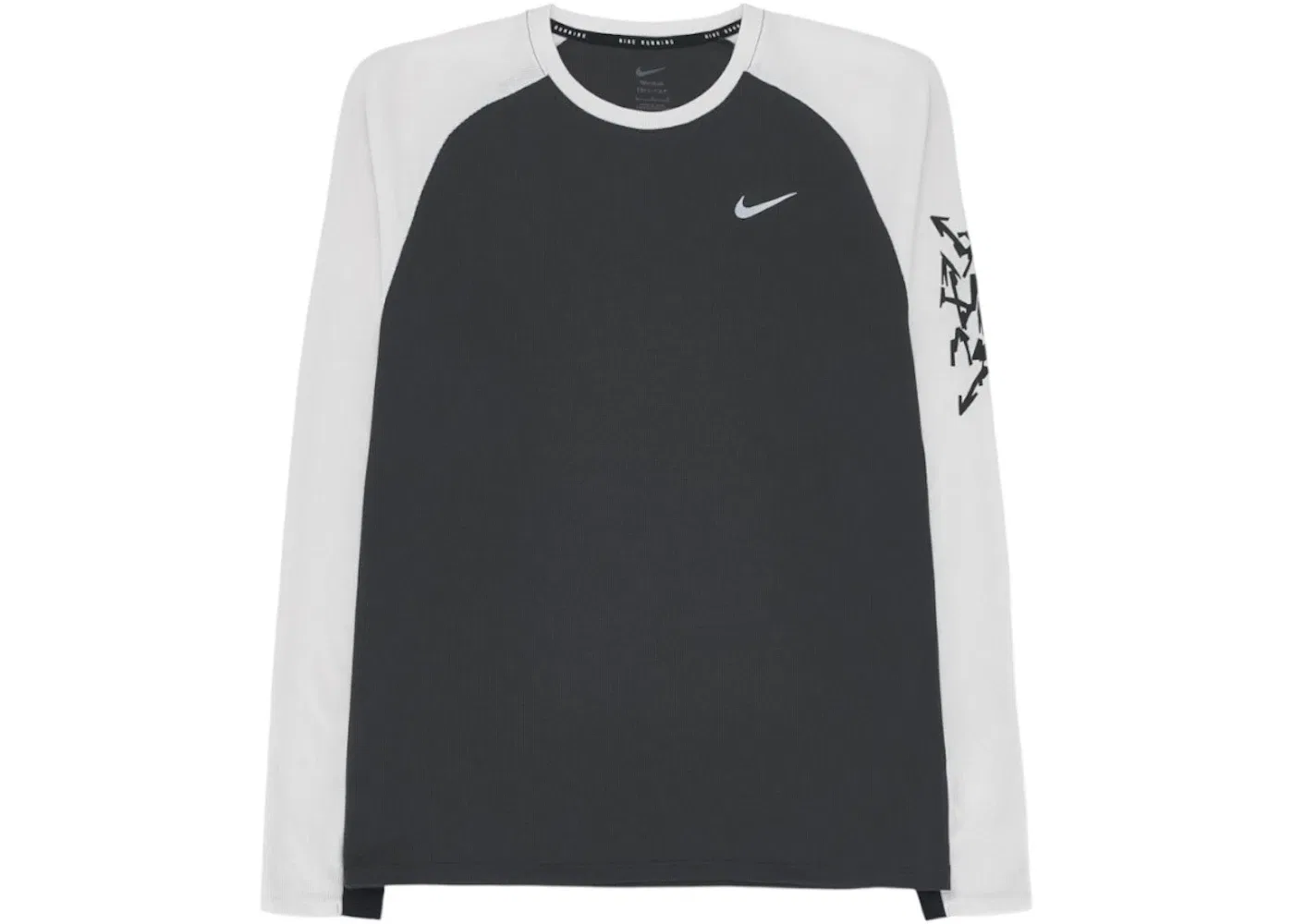 Мужской топ с принтом в клетку Nike Stride, цвет Anthracite/Platinum Tint/Black