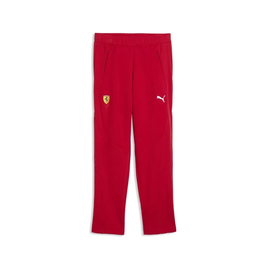 Спортивные брюки PUMA Regular Workout Pants 'Ferrari' в ярко-красном цвете