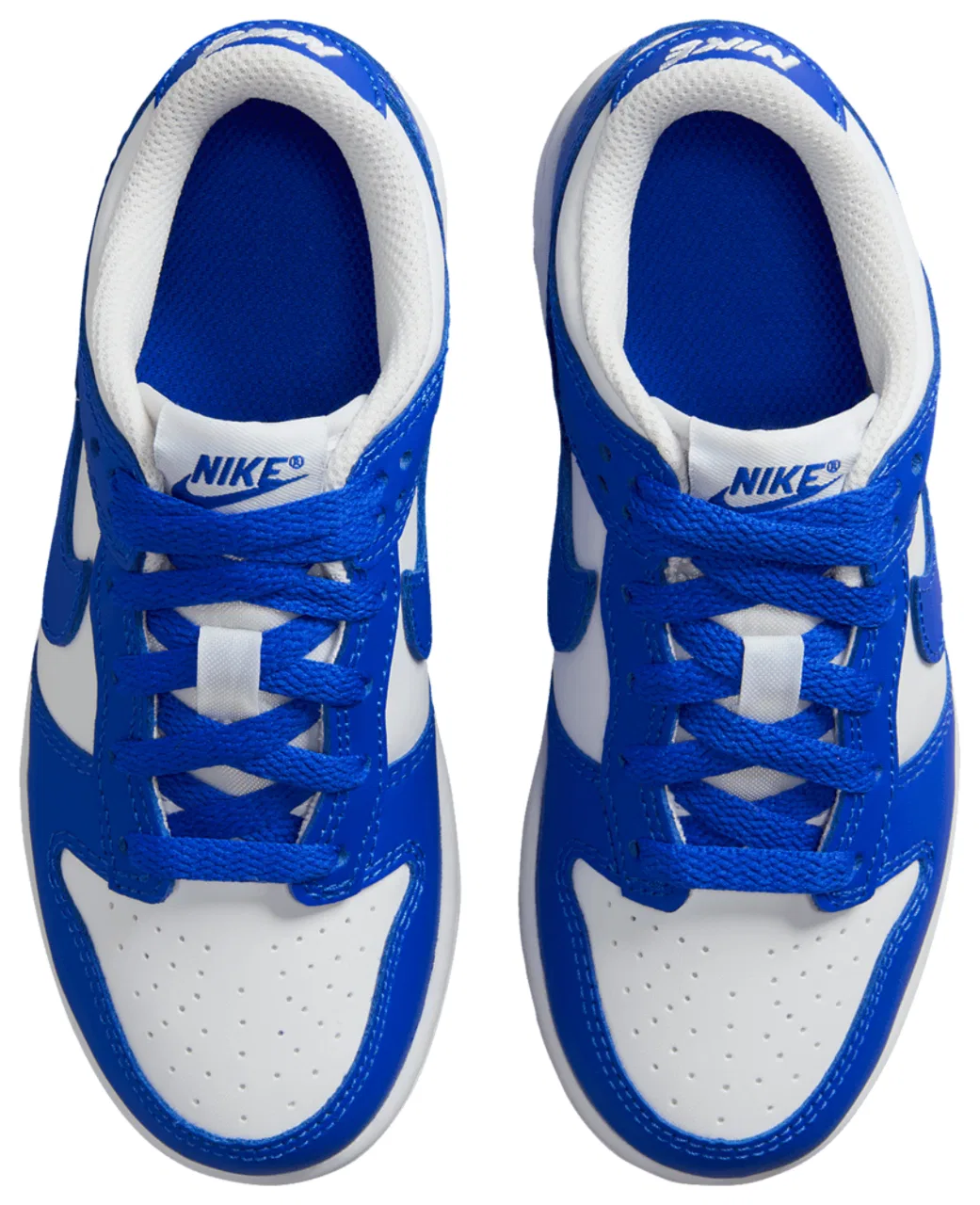 Кроссовки для мальчиков Dunk Low Nike, цвет Hyper Blue/White — фото 4