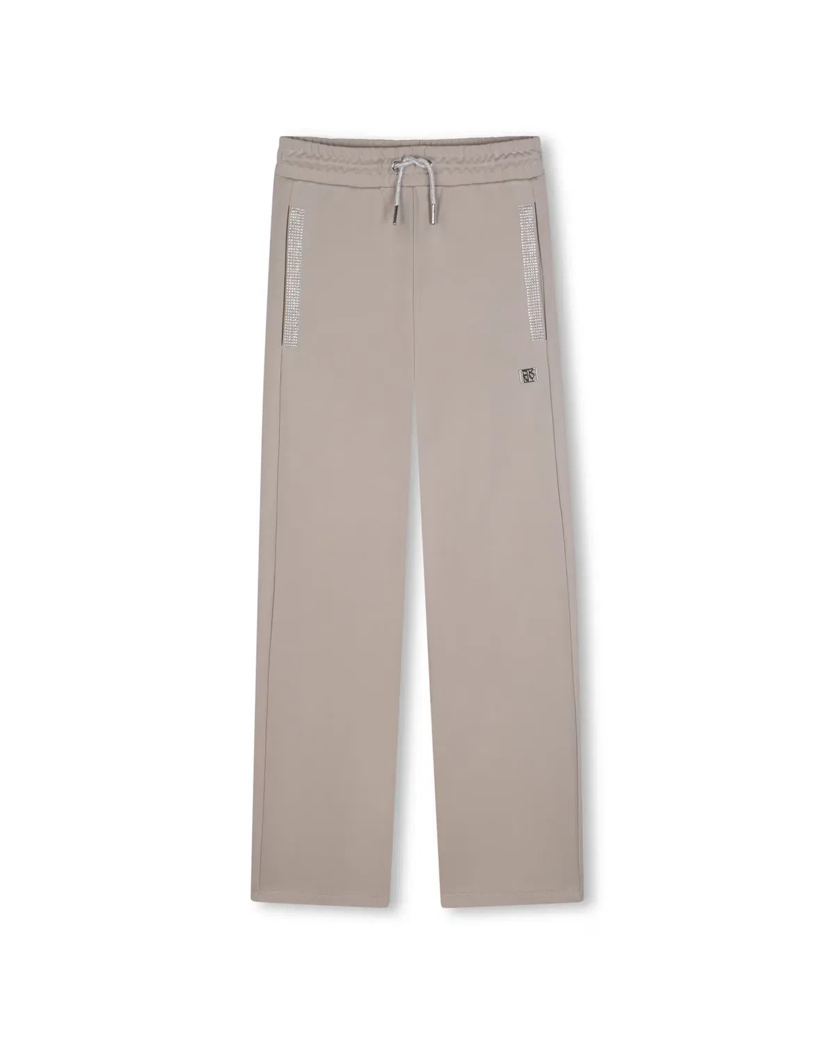 Детские брюки карго для девочек с блестящими карманами DKNY, Beige