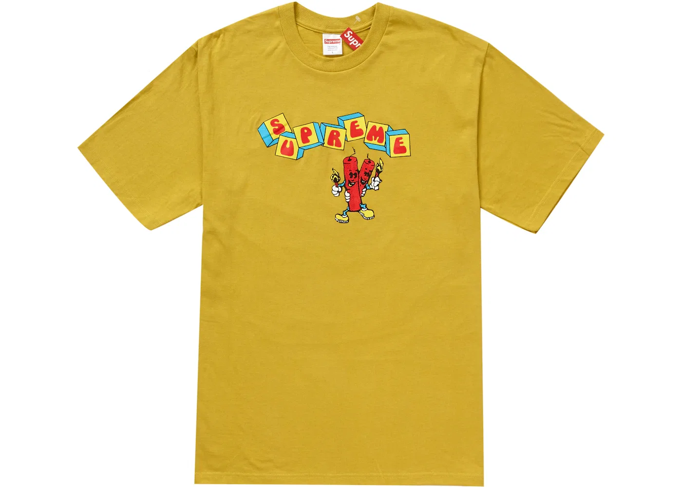 Мужская футболка с принтом Dynamite Supreme, Acid Yellow