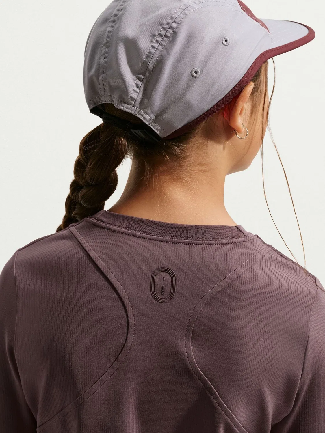 Футболка с длинным рукавом Nike, Mavn, Dri-FIT, тату-коричневый — фото 4