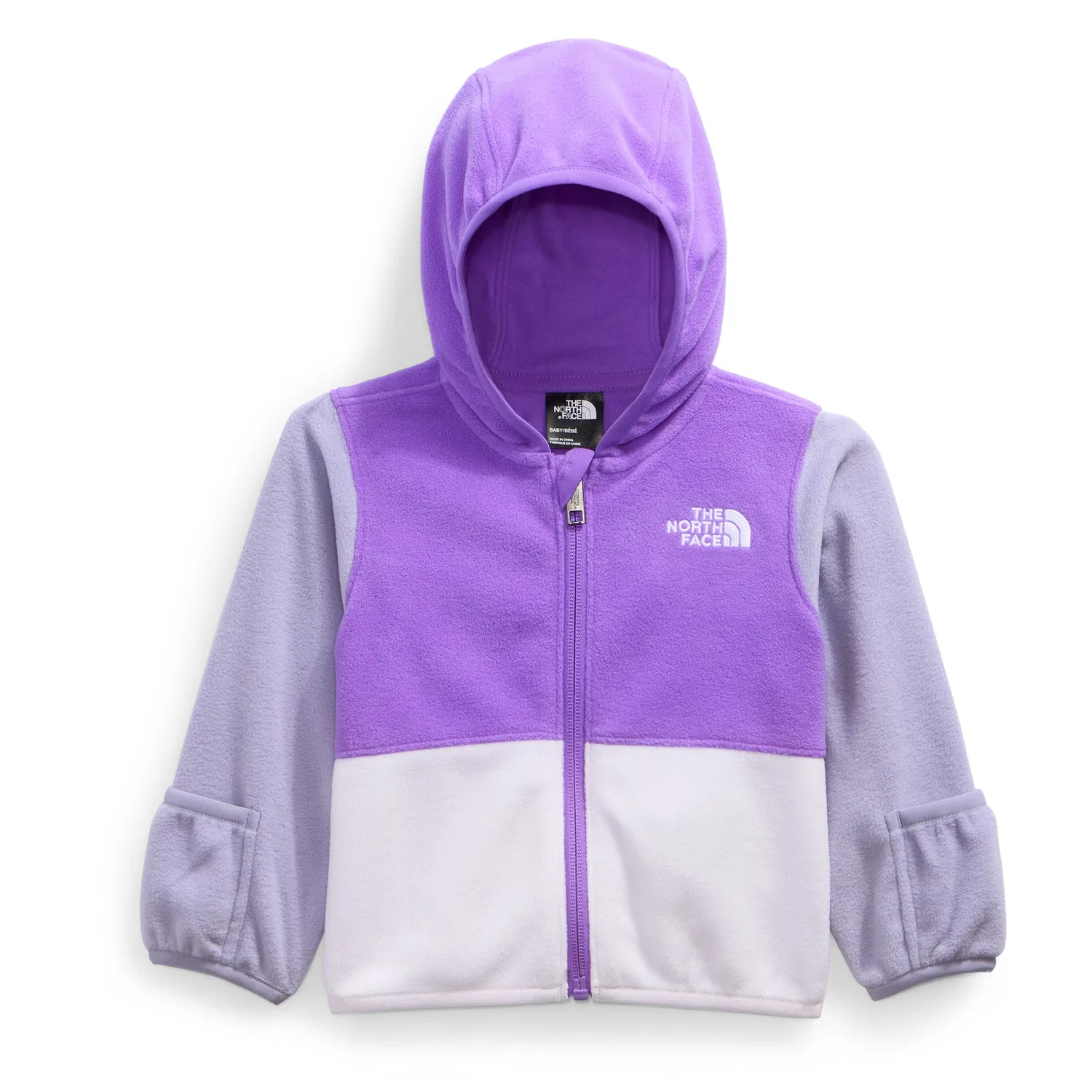 Худи на молнии с капюшоном Glacier The North Face, Elevation Purple/Ice Lilac