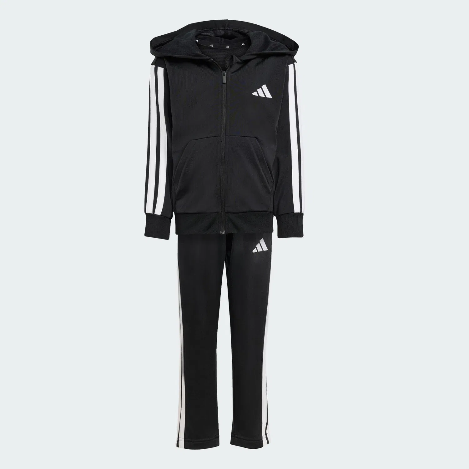 Детский спортивный костюм с длинным рукавом Essentials Kids Adidas, Schwarz Weiss — фото 3