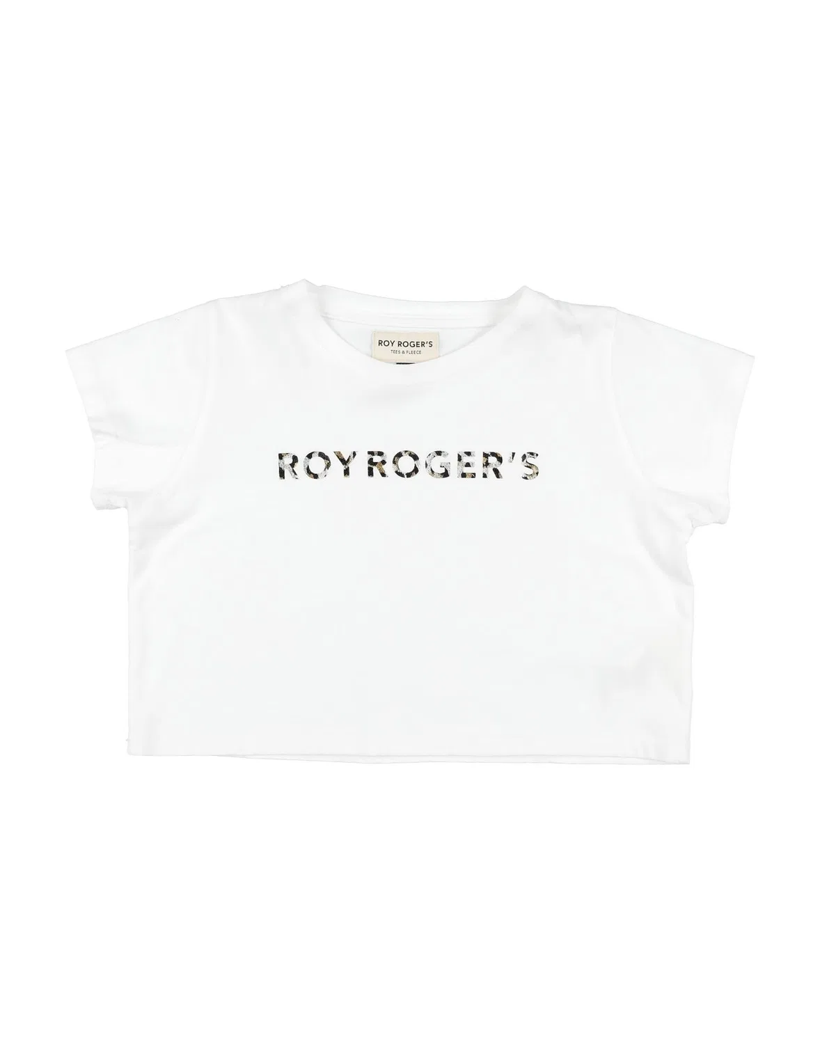 Детская футболка для девочек с принтом Roÿ Roger'S, белый