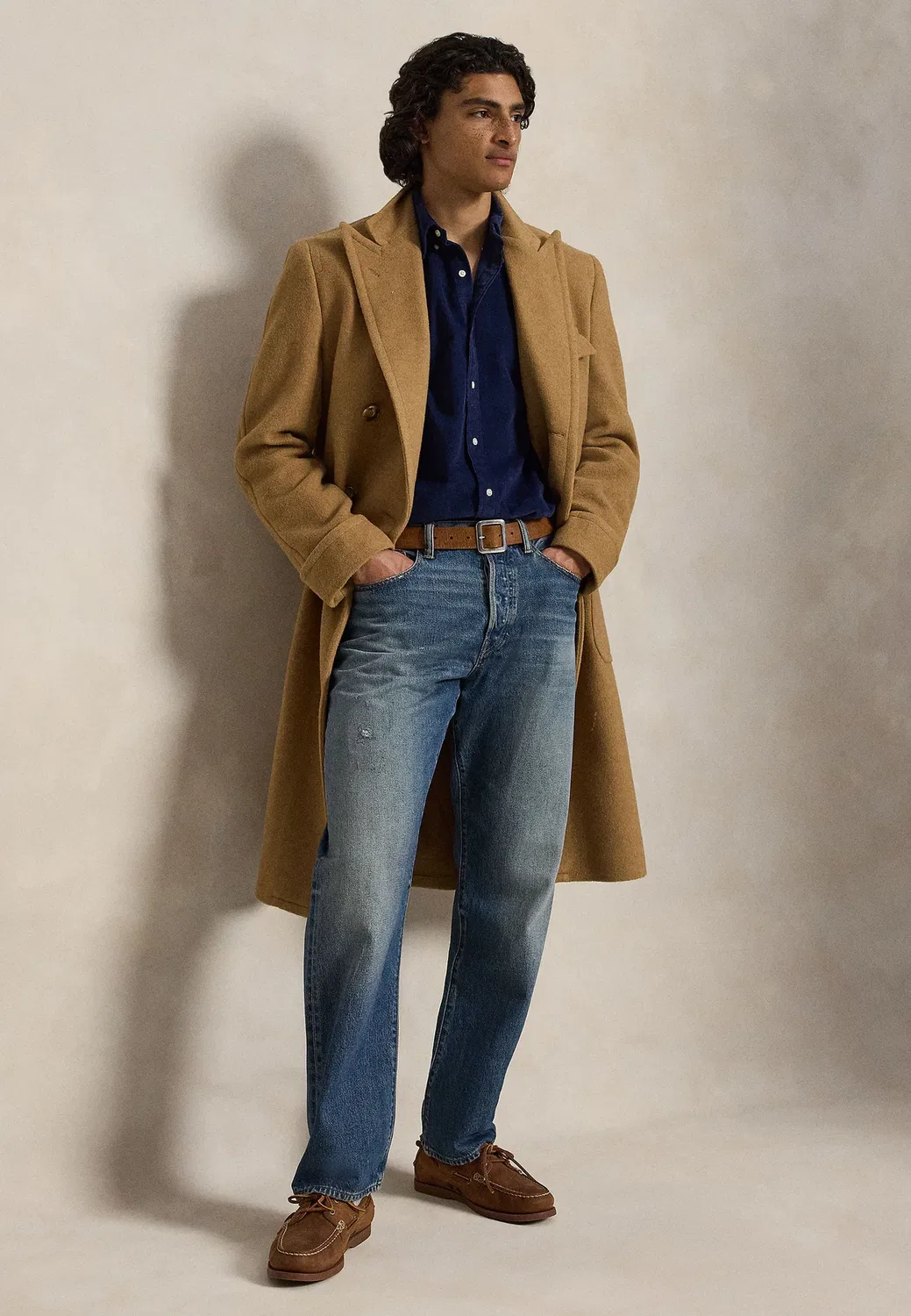 Рубашка из вельвета, сшитая на заказ Polo Ralph Lauren, Dark Blue — фото 2