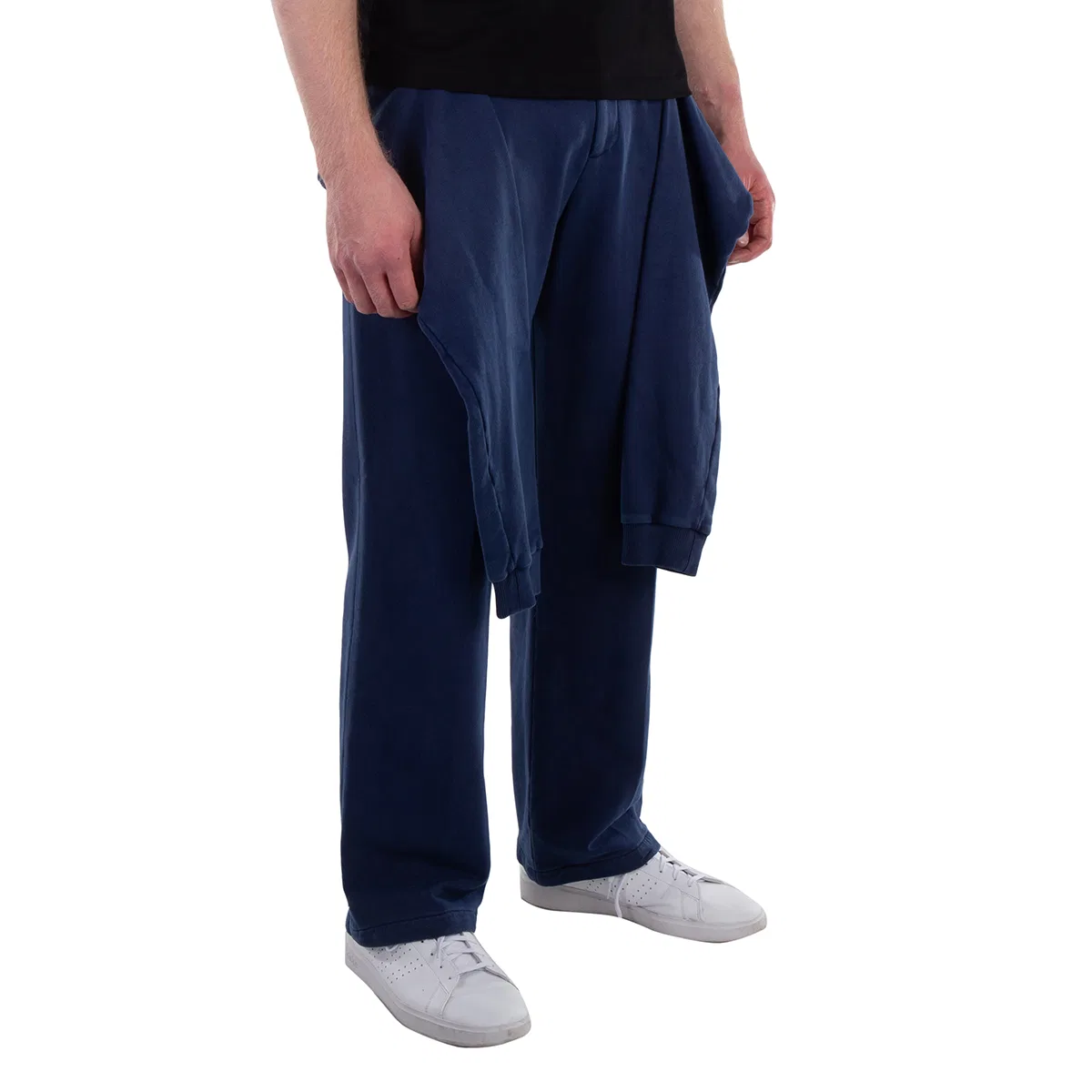 Брюки из хлопка Reconstructed Tailored Cotton Trousers Burberry, Muted Navy — фото 2
