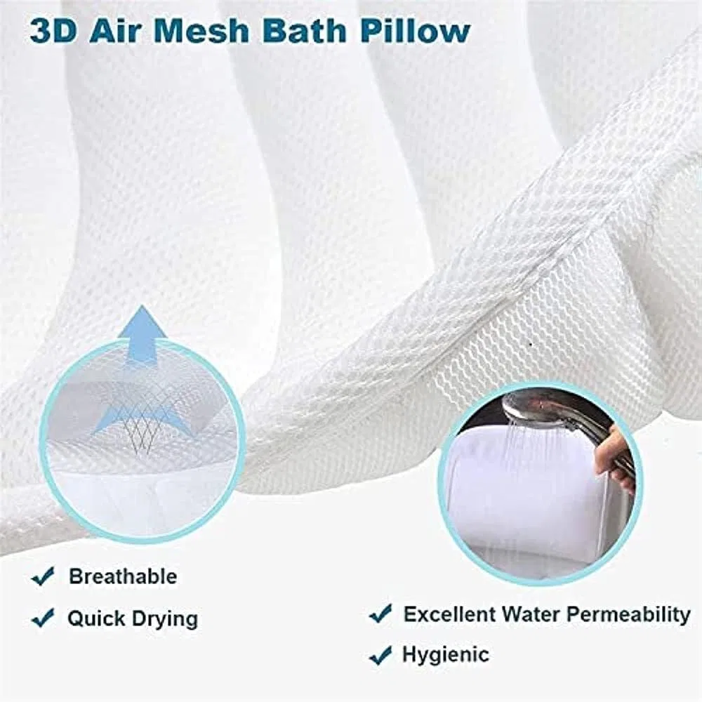 Ванная подушка Full Body с 3D Air Mesh, Suixtil, 125x38x5 см — фото 4