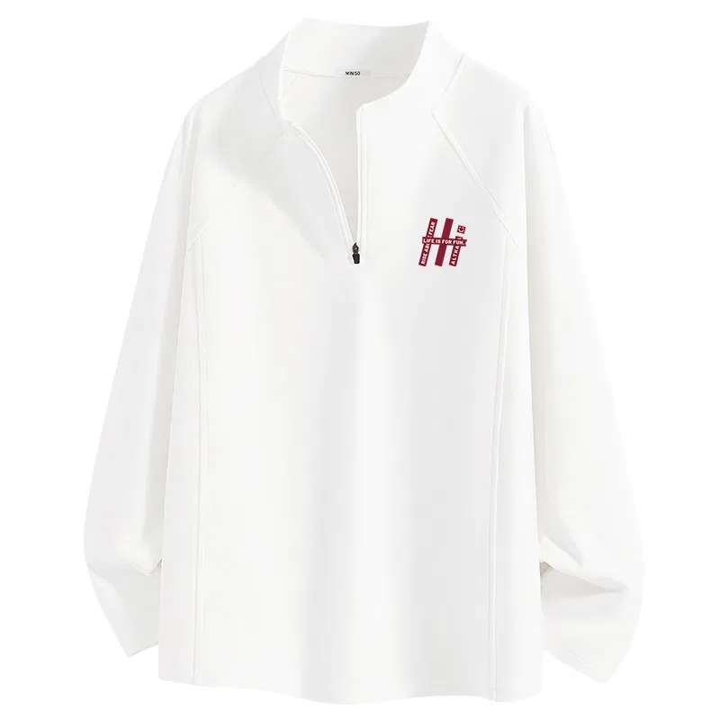 Детская футболка с принтом Hello Tapes Chest Logo MINISO, Lightweight Thermal White