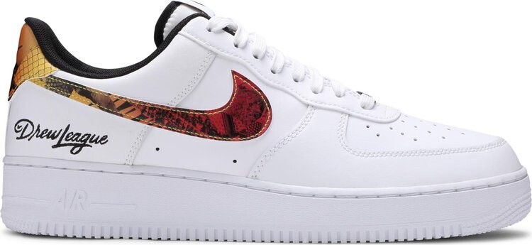 

Кроссовки Nike Air Force 1 'Drew League' 2021, белый, Белый;серый, Кроссовки Nike Air Force 1 'Drew League' 2021, белый