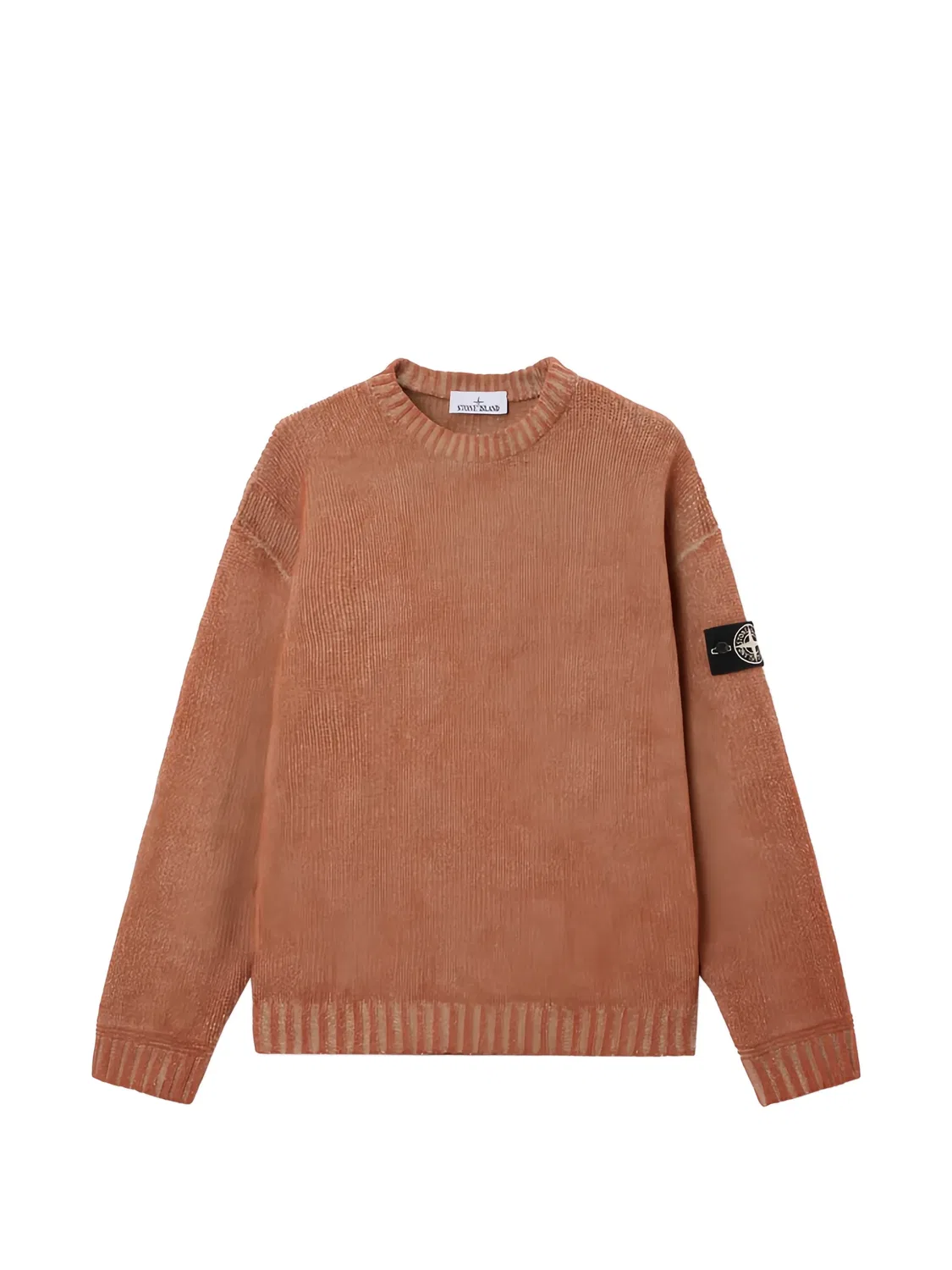 Stone Island Джемпер с круглым вырезом коричневый
