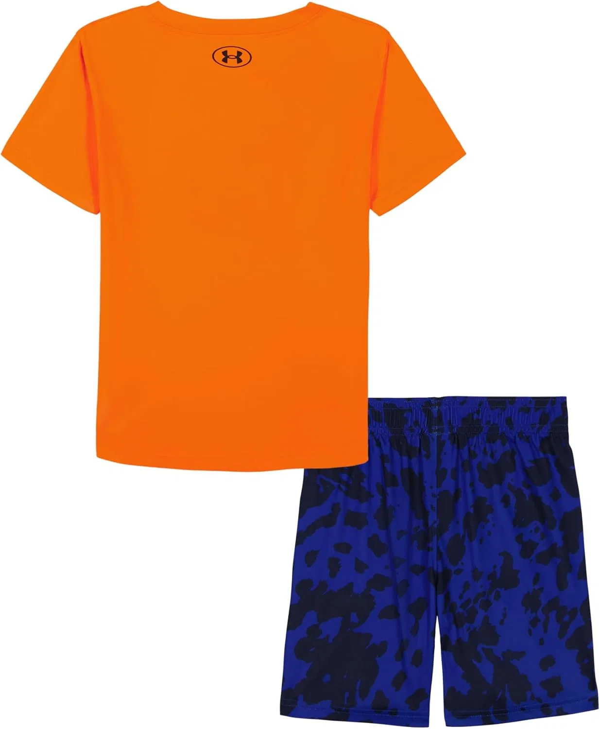 Детский спортивный костюм из футболки и шорт Under Armour, Blaze Orange Print — фото 2