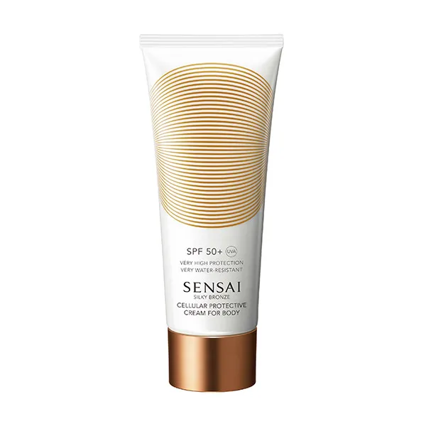 

Антивозрастной солнцезащитный крем для тела Silky Bronze Cellular Protective Cream Body Spf 50 Sensai, 150 ml