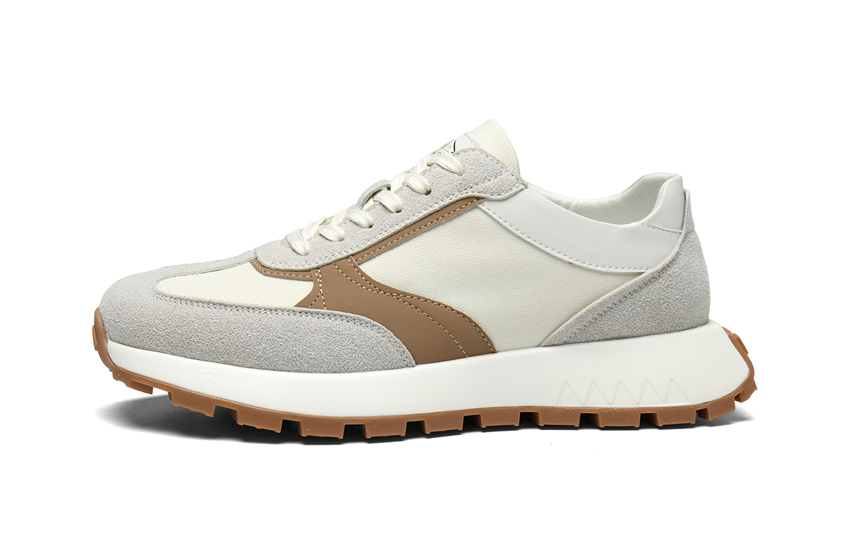 

HLA Повседневные туфли мужские, низкие, белые, коричневые/бело-серые