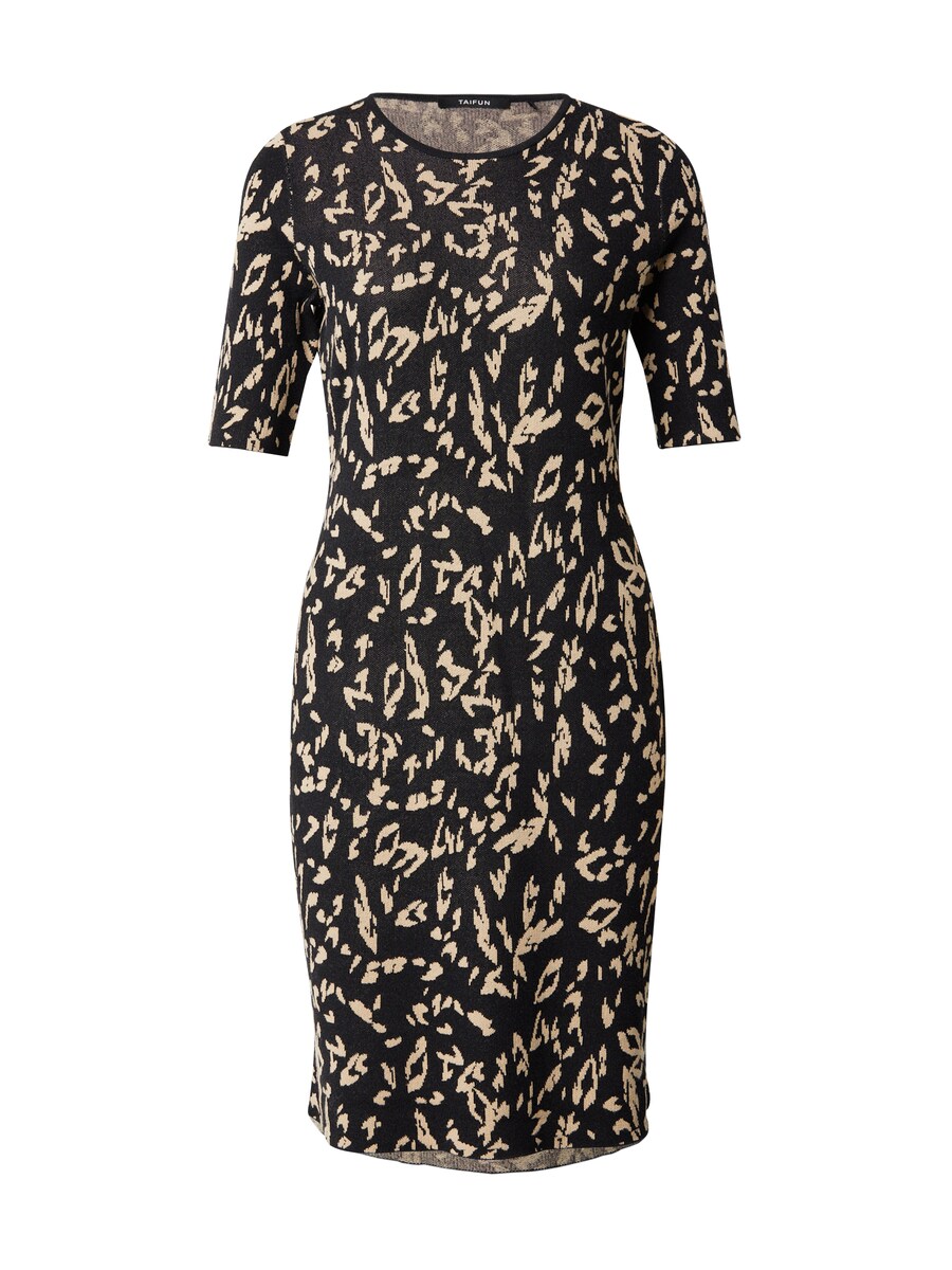 

Вязаное платье TAIFUN Knitted dress, черный