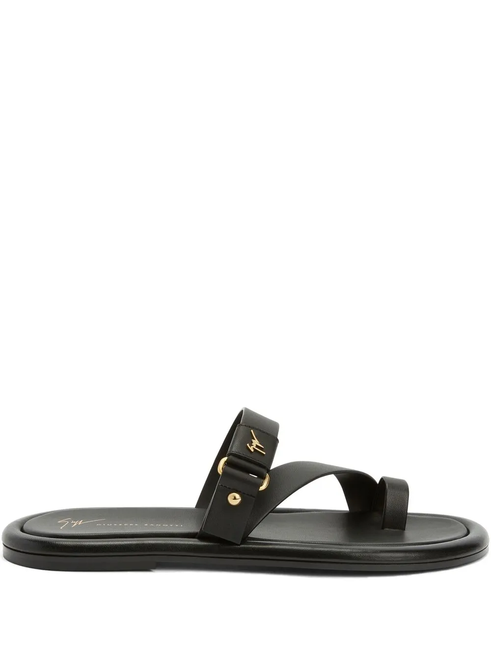 

Сандалии с логотипом Giuseppe Zanotti, черный