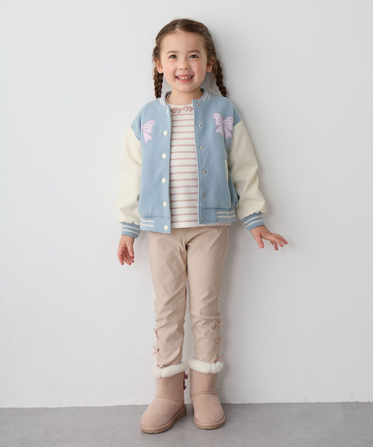 Брюки 7 дней девчачьих штанишек Any Kids, Milky Beige [033] — фото 2
