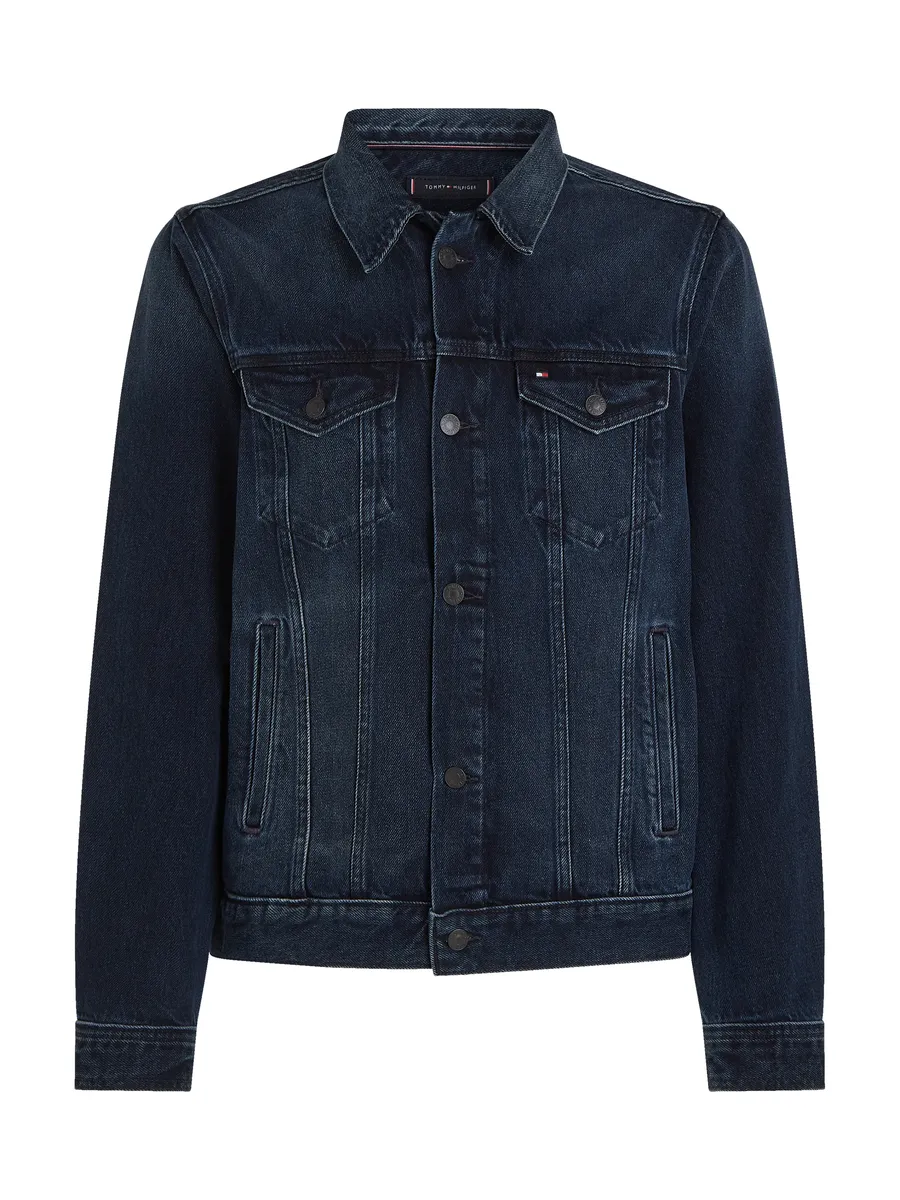 

Джинсовая куртка Tommy Hilfiger "TRUCKER JKT RGD TRAIL BLUEBLK", синий