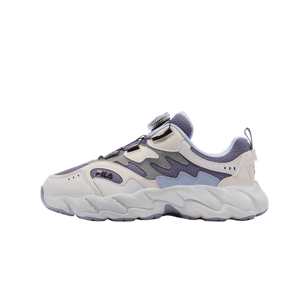 FILA KIDS Детские беговые кроссовки Heritage FHT Lavender Halo Purple/Rain Mist Gray