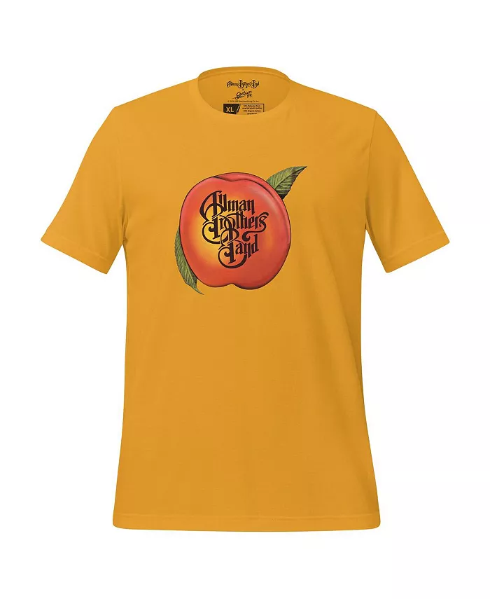 

Мужская и женская футболка The Allman Brothers Band Logo Tri-Blend золотистого цвета Section 119