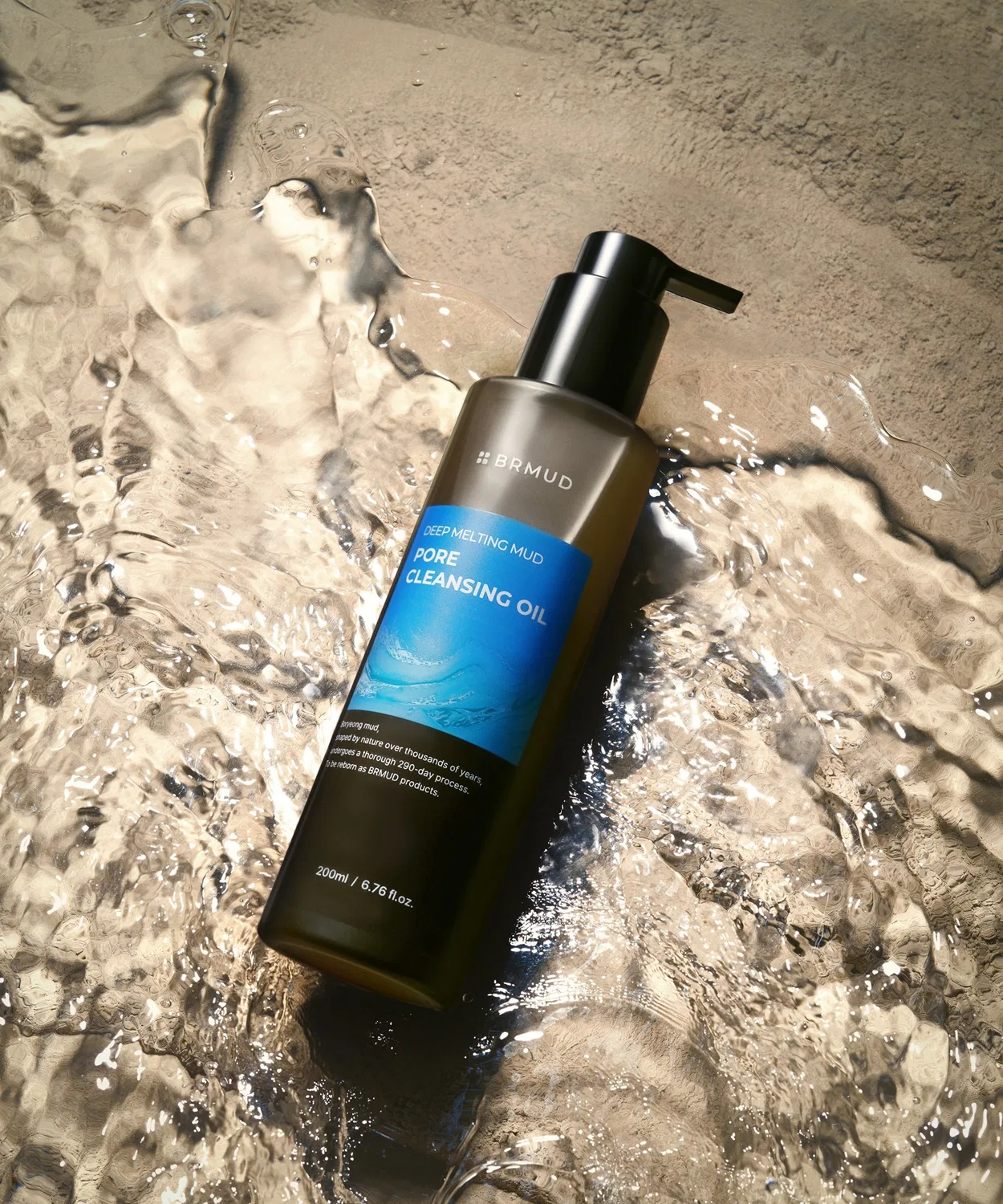 Эмульсия Brmud — Очищающее масло Deep Melting Mud Pore с грязью, 200 мл — фото 2