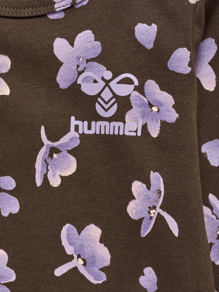 Комбинезон Hummel на кнопках Hmlgug E-Sport для девочек в шоколадно-коричневом цвете Hummel — фото 3