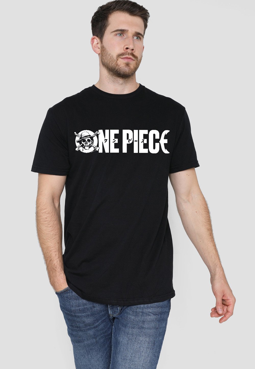 

Футболка с принтом ONE PIECE MONO LOGO NETFLIX, черный