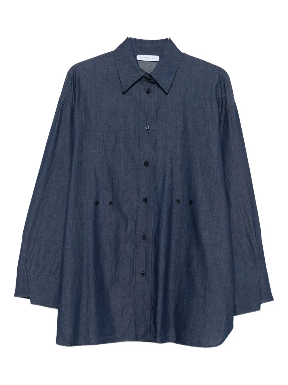 

Рубашка с длинными рукавами Manuel Ritz, синий